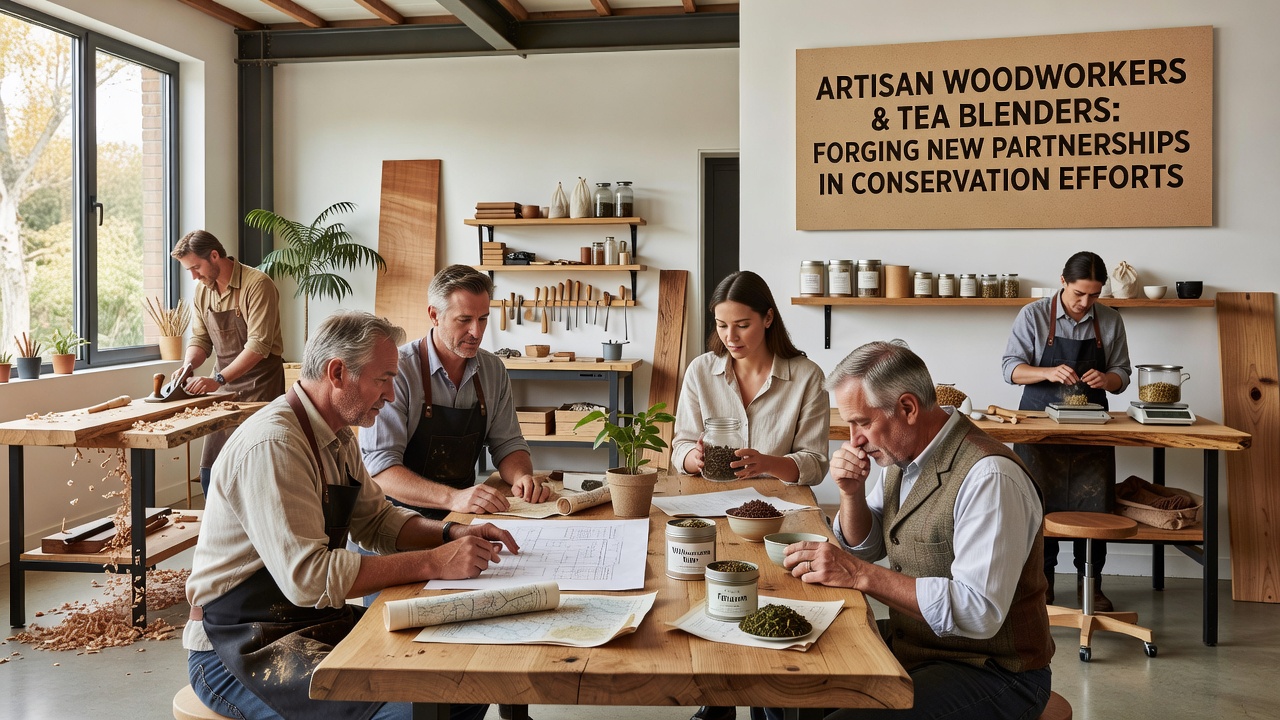 Artisan Woodworkers and Tea Blenders Forge New Partnerships in Conservation Efforts