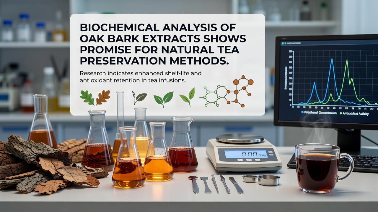Researchers Uncover Oak Bark's Role in Natural Tea Preservation Strategies